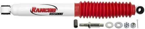 RS5000X Series Set of Front & Rear Shocks fits 1997 2006 Wrangler TJ with 2.5' Lift - Accommodates Larger Wheels - Includes TrendsAuto Decal - Poueer