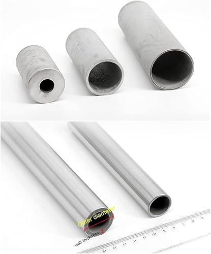 1pcs 500mm Stainless Steel Precision Tube, Outer Diameter 25mm Inner Diameter 23 Mm 22 20 19 Mm Industrial Metal Tube(25x2mm) - Poueer