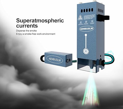 AENBUSLM 40W Laser Module with Air Assit for Laser Cutter & Laser Engraver Machine,5W(5000mW) Output Power,Built in FAC,Ultra-Fine Compressed Spot CNC Carving DIY Laser Master - Class 4 - Poueer