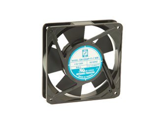 OA125AP-11-1TB OA125 Series 2900 RPM 120 x 120 x 25 mm 81 CFM 115 V Dual Ball Bearing AC Fan - 1 Item(s) - Poueer