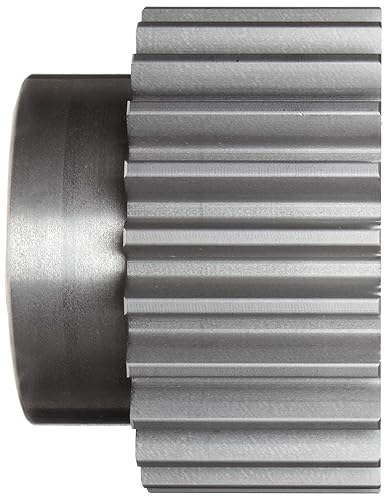 Ametric® 20S1013 Inch Steel Spur MPB Gear, 20 Deg 10DP, 13 Teeth, 5/8 Inch +/-1/16' Pilot Bore (B), 1-1/4' Face Width (F), 1 Inch Hub Dia (H), 0.625 Inch Hub Projection (P), 1-7/8 Inch total width, 1.5 Inch OD, (1-125) - Poueer
