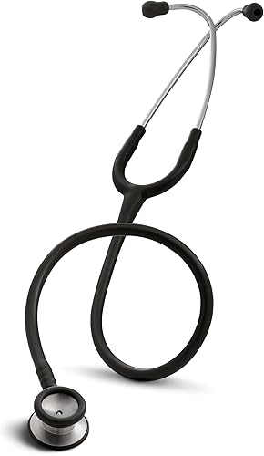 3M Littmann Stethoscope, Classic II Pediatric, Black Tube, Stainless Steel Chestpiece, 28 inch, 2113 - Poueer