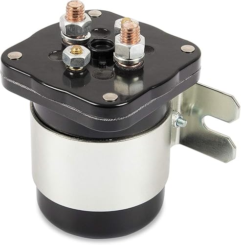 RANSOTO 586-105111 586-902 Solenoid Contactor 4 terminal 12V DC 200A Compatible with Trombetta 114-1211-020 114-1211-010 White Rodgers Replace 15-550 SO51221 SBJ4201 - Poueer