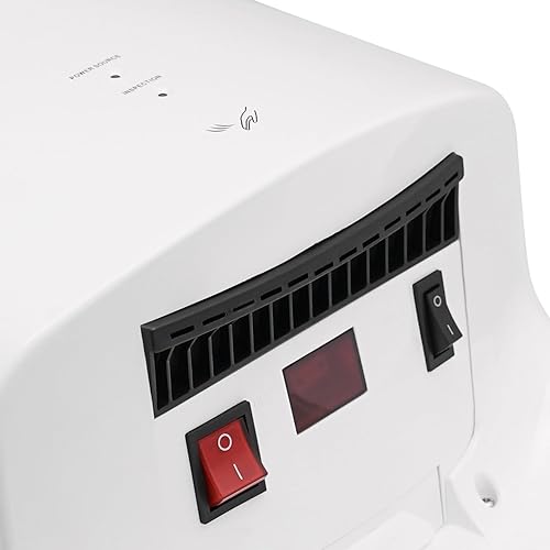 Automatic Hand Dryer 1000W Automatic Jet Hand Dryer with Drip Tray Hand Dryer Electric Automatic Air Hand Dryers Commercial Hand Dryer with Plug and Drain Tank for Industry Business Restrooms - Poueer