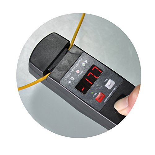 Live Optical Fiber Identifier with Wave Respond 800-1700nm Built in 10km VFL FTTH Tool - Poueer