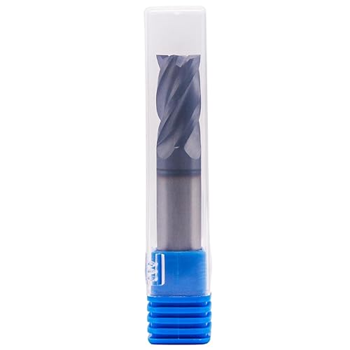 BestParts High Performance 5pcs 7/16' Solid Carbide Square End Mills, AlTiN Coated, 4 Flute, 30 Degree Helix, 7/16' Cutting Diameter, 7/16' Shank Diameter, 1' Length of Cut, 2-3/4' Overall Length - Poueer