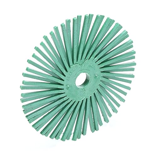 Cubitron Scotch-Brite Radial Bristle Disc, 3 in x 3/8 in 50 - Poueer