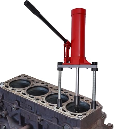Universal Hydraulic Cylinder Puller, 15T Hydraulic Cylinder Liner Puller Wet and Dry Cylinder, Cylinder Liner Puller Tool Set for Diameter 80-135mm - Poueer
