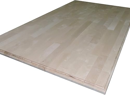 1.5' x 18' x 36' Birch Table/Counter/Island Top ** see all Edge options ** (Sharp edges (no routing)) - Poueer
