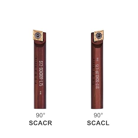 1Pcs S14X S16X SCACR SCBCR SCMCN SCACL SCBCL 06 09 L35 L45 L55 L65 L75 L85 L95 12mm 14mm 16mm CNC Turning Tools Toolholder Bar(S14X-SCACR09-L65) - Poueer