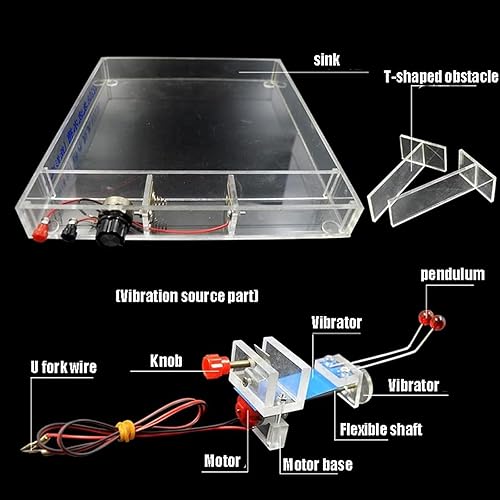 Interference Diffraction of Wave-generating Water Tank Wave Experimental Physics Teaching Instrument Projection Mechanical Oscillator Frequency Adjustable Wave Junior High School - Poueer