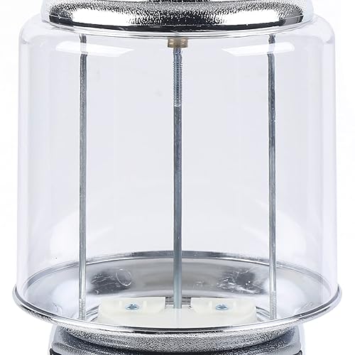 25-Cent Candy Vending Machine with Alloy Shell, PC Transparent Panel, 600 Coin Capacity, Flat Candy Dispenser for Malls, Game Halls, Shops,Blue/Yellow (Blue) - Poueer