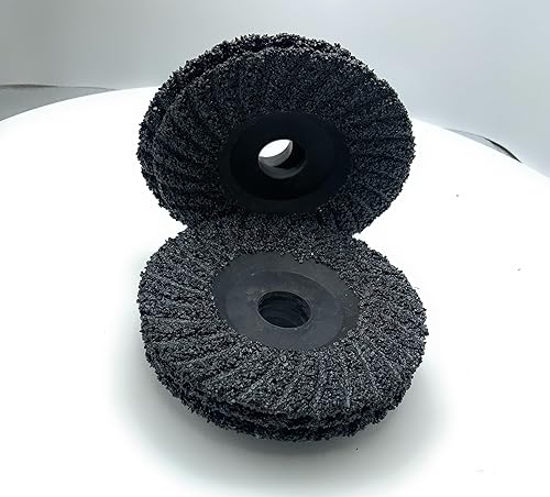 SIGNI 5 Pack SiC Plastic Back Grinding Wheel for Granite/Marble/Concrete and Glasses (4.5 INCH, 8 GRIT) - Poueer