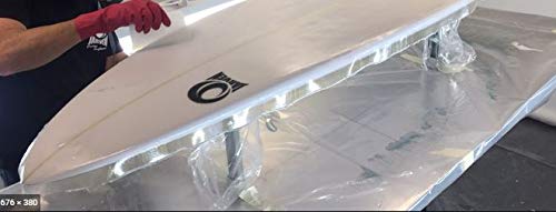 Fiberglass Cloth 4oz - 50' Wide (20 Yards Rolled) 250 Sq. Ft. for Surfboard and Boat Repair - Poueer