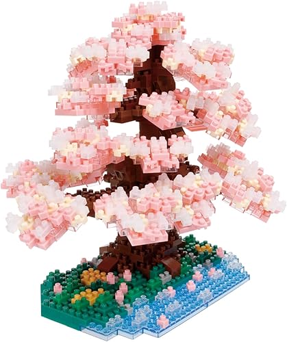 nanoblock - Culture - Yoshino Cherry, Advanced Hobby Series Building Kit - Poueer