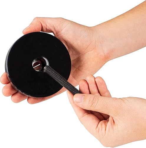 Isolate It!: Sorbothane Anti-Vibration Leveling Mount - 3/8-16 3' Stud - 0.88' (H) - 3.5' (Dia) 70 Duro - 2 Pieces - Poueer