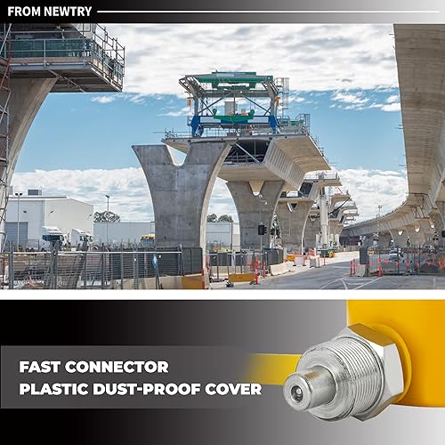 NEWTRY 20T Low Profile Hydraulic Jack Porta Power Kit + CP-180 Manual Hydraulic Hand Pump, Industrial Mini Hydraulic Cylinder, Stroke 0.47” - Poueer