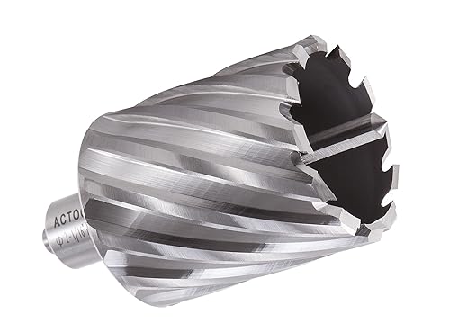 ACTOOL 2-1/16' Diameter × 2' Depth of Cut HSS ANNULAR Cutter with 3/4'' Weldon Shank - Poueer
