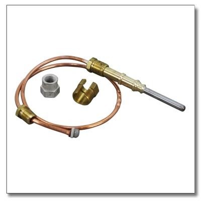 BASO K16BT-18H Series K16 Husky Standard Threaded Thermocouple, 18' Length - Poueer