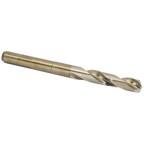 Drill America 45/64' Reduced Shank Cobalt Drill Bit with 3/8' Shank, D/ACO Series - Poueer