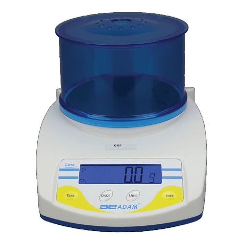 Adam Equipment CQT 251 220V Core Compact Portable Balance, 250 g Capacity x 0.1 g Readability, 4.7' Diameter Platform, 220V - Poueer