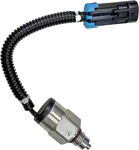 12V Spool Lockout Solenoid Valve 87445987 Compatible with New Holland L180 L185 L190 LS180.B LS185.B LS190.B C185 C190 Case Skid Steer Loaders 410 420 430 435 440 445 465 - Poueer