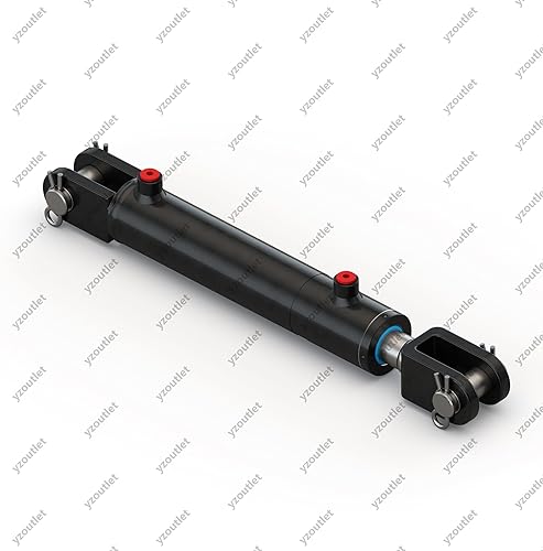 Mighty Double Acting Hydraulic Welded Cylinder Clevis - 2' Bore x 8' Stroke - Poueer