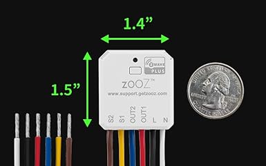 Zooz 700 Series Z-Wave Plus DC Motor Controller ZEN53 | Z-Wave Hub Required (Sold Separately) - Poueer