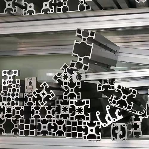 SANTIE 1 PCS T-Slot Framing System: 30 Series, 1200mm Lg, 30 mm x 30 mm, Single, 4 Open Slots, Smooth - Poueer