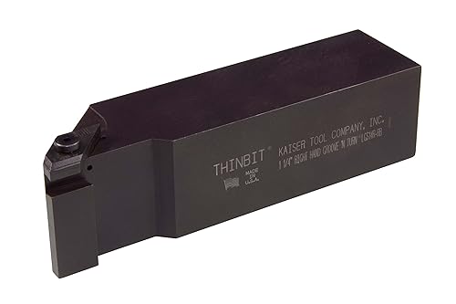 THINBIT LGS14R 1-1/4 inch, Right Hand Orientation, Straight toolholder. Use with Grooving, face Grooving, Threading and Parting Inserts. - Poueer