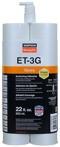 Simpson Strong-Tie ET3G22-N - 22oz Epoxy Anchoring Adhesive w/Nozzle - Poueer