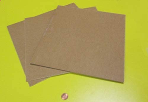 Paper XX Phenolic Sheets.031' (1/32') Thick x 12' x 12', 12 pcs. - Poueer
