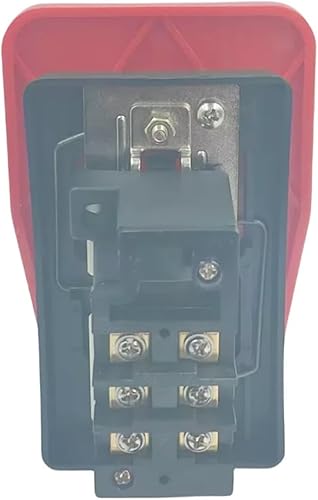 1Pcs 220V Single Phase 380V Three Phase 20Amp Table Saws Electromagnetic Pushbutton Switch (380V) - Poueer