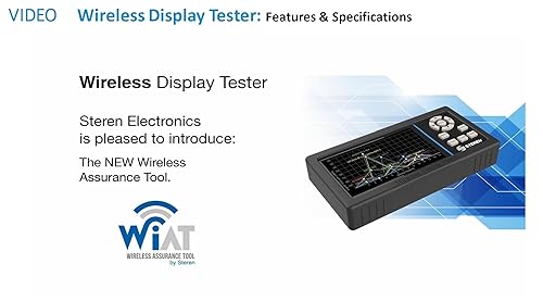 STEREN Wireless Display Tester, WiFi Tester, Wirelesss Ethernet Testing Device, WiFi Boost Checking Tool - Poueer