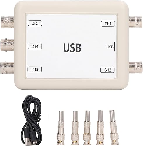 Virtual Oscilloscope 0Hz To 50kHz Range Maximum 150kHz Sampling Rate 5 Channel USB PC Virtual Oscilloscope - Poueer