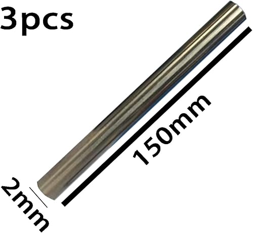 Tungsten Rod Pure Tungsten Solid Round Bar Easy to Process Widely Used in Electrical Length 150mm Diameter 1mm to 6mm 3pcs,Diameter 5mm - Poueer
