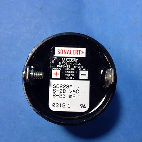 Mallory Sonalert SC628A 24 V6-28VDC Audible Electronic Signal Used - Poueer