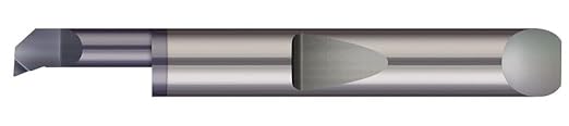Micro 100 QBT6-260750X Boring Tool - Chipbreaker - Quick Change, .280' Min Bore Dia, 3/4' Max Bore Depth, .045' Proj, .1038' Offset, .006' Corner Rad, 5/16' Shank Dia, 2' OAL, AlTiN - Poueer
