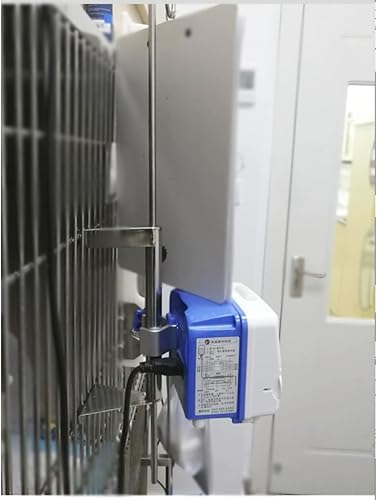 Poste Pet Cage IV Pole with 2 Hooks Stainless Steel Infusion Pump Stand Dog Cage IV Drip Stand Intravenous Pole Bracket Rack for Hospital Care - Poueer