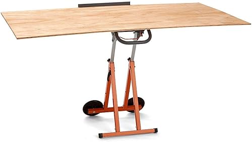BORA Next Gen Panel Carrier, Panel Dolly and Table Saw Feed Stand That Adjusts from 28” to 38” H, PM-1850 - Poueer