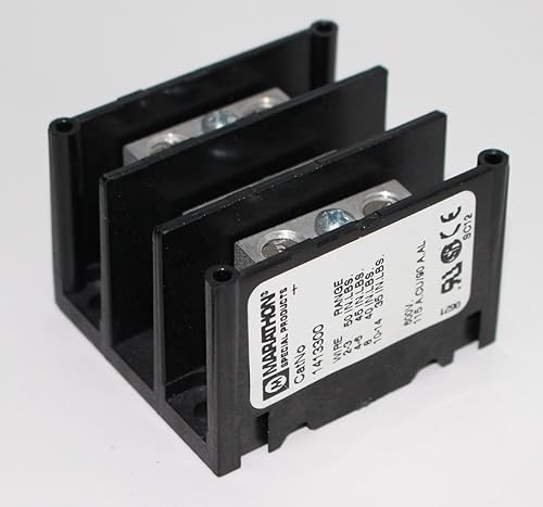 Marathon 1413300 Terminal Block, Barrier, 3POS, 14-2AWG - Poueer