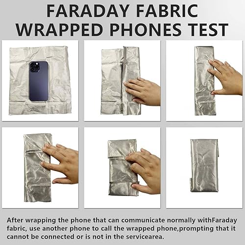 EMF Fabric Shielding EMF Fabric Cloth Copper/Nickle Faraday Cage DIY Fabric for Smart Meters Prevent from Radiation/Singal/WiFi/Shields RF Signals,silver-3x1.1m - Poueer