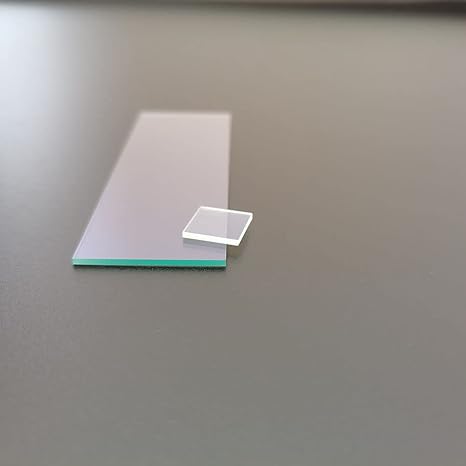 ITO (Indium tin Oxide)Coated Conductive Glass Slides 50×50mm Resistance 7 ohm/sq (8 Pcs) - Poueer