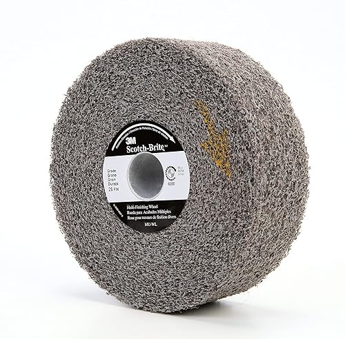 Cubitron Multi-Finishing Wheel - 2S Fine Grit Silicon Carbide - Stainless Steel Finishing Wheel - Convolute Wheel - 6 in x 2 in x 1 in - Pack of 2 - Poueer