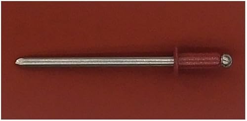 EAGLE 1: Stainless steel Rivets 1/8' x 1/4' (#43) (250, Light Stone) - Poueer