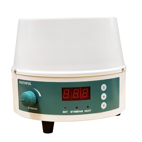 Digital Heating Mantle with Magnetic Stirring, 2000ml, 1600rpm, 110V, 450W - Poueer