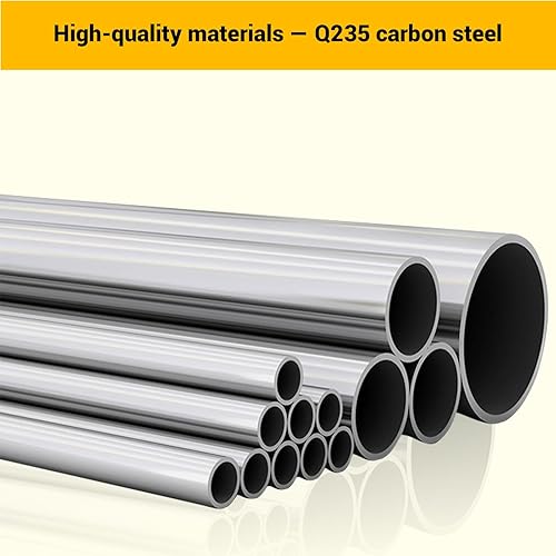 Safety Bollards Post, 36 inch Height 4.5 inch Diameter Steel Bollard Post,Anti-Collision Safety Post, Bollard Post for Parking Lots, Parks and Streets, 6 Packs - Poueer