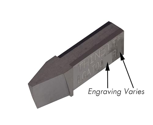 THINBIT 3 Pack LGAT08D2R 'L' Series, Uncoated Carbide, Acme Threading Insert for 8 TPI in Steel, cast Iron and Stainless Steel with Interrupted cuts. - Poueer