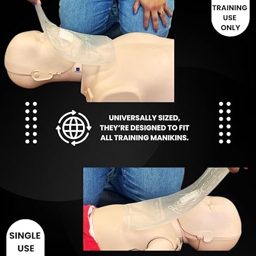 MCR MedicalPack of 1000 CPR Training Shields, Individually Wrapped, MCRTS-1000 - Poueer
