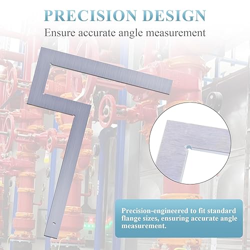 Flange Angle Heavy Duty Square Carbon Steel Tool to Measure a Flange Angle of Squareness Water Pipelines System Measuring Tool - Poueer